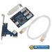 PCI-E Express 3 Port 1X Multiplier Riser Card Mining Cable