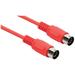 Hosa Midi Cable 5-Pin Din to Same 5 Ft [PROFESSIONAL AUDIO] Red