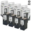 LD Products Remanufactured Cartridge Replacement for Lexmark #23 18C1523 (Black 4-Pack)
