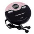 Studebaker SB3703PB Joggable Personal CD Player - FM - Bass Boost (Pink/Black) [MISC ACCESSORY] Black Pink