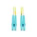 Eaton Tripp Lite Series 100G Duplex Multimode 50/125 OM5 LSZH Fiber Optic Cable (LC/LC) Lime Green 25 m - Patch cable - LC multi-mode (M) to LC multi-mode (M) - 25 m - fiber optic - duplex - 50 / 125 micron - IEEE 802.3ae/OM5 - lime green