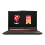 MSI GL73 17.3 Gaming Notebook Intel Core i7-8750H GeForce RTX 2060 6G GDDR6 16GB DDR4 256GB SSD Win 10 Home GL738SE028 Black