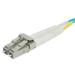 10 meter LC 10-Gigabit Aqua OM4 Duplex Fiber Optic Cable