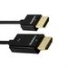 Kentek 6 Feet FT Ultra Slim HDMI with RedMere Chip Technology Ethernet 4K 3D Male to Male M/M 36 AWG Gold-Plated Connector Cable Cord HDTV LED LCD TV Monitor Display