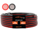 Audiopipe 100 ft 16 Gauge Red Black Stranded 2 Conductor Speaker Wire for Car Home Audio Installation