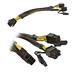 Works 22-100-21 PCI Express 6-Pin To 2 x PCI Express 6 Plus 2-Pin Cable Adapter- 9.6 in. Long