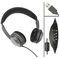 ECS OHUSB WordSlinger Deluxe Overhead USB Transcription Headset