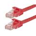 Monoprice Cat5e Ethernet Patch Cable - 5 Feet - Red | Network Internet Cord - Snagless RJ45 Stranded 350Mhz UTP Pure Bare Copper Wire 24AWG - Flexboot Series