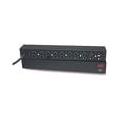 APC Rack Mount PDU Basic 100V-120V/15A (10) Outlets 1U Horizontal Rackmount (AP9562) 15A