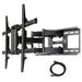 VideoSecu Articulating Full Motion TV Wall Mount for most 40-70 LED LCD Plasma HDTV UHD Display with Tilt Swivel Extend Mounting Holes 684x400/400x400/200x200mm Dual Arm Heavy Duty 1T0