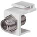 Datacomm Electronics 20-3102-WH 1 GHz F-Connector Keystone Insert (White)