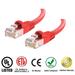 huetron cat 6 ethernet cable cat6 snagless patch 100 feet - computer lan network cord red