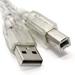 6ft USB Cable for HP - Envy 4500 Network-Ready Wireless e-All-in-One Printer Silver