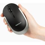Macally Wireless Bluetooth Mouse for Laptop - Quiet and Comfortable Wireless Bluetooth Mouse for MacBook Pro/Air Mac Apple iPad Microsoft Surface Tablet - Quiet Computer Wireless Mouse Bluetooth