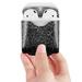 AirPods case Premium PU Leather Slim Cute Case Cover Portable Protective Shockproof PC + PU Leather AirPods Accessories with Carabiner Keychain for Apple AirPods 1 & 2 Charging Case [BLACK]