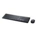Dell KM117 - Keyboard and mouse set - wireless - 2.4 GHz - black