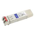AddOn - SFP+ transceiver module (equivalent to: Ciena XCVR-C70D59) - 10 GigE - 10GBase-CWDM - LC single-mode - up to 49.7 miles - 1590 nm - TAA Compliant