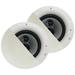 Acoustic Audio CSic84 Frameless In Ceiling 8 Speaker Pair 3 Way Home Theater Speakers