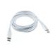 White 10ft Long TPE Type-C to Type-C Cable [C-to-C] Compatible With LG V20 Stylo 4 Plus Q7 Plus Google Nexus 5X G7 ThinQ G6 G5 - Microsoft Surface Go (10 ) Lumia 950