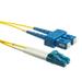 eDragon ED86594 Fiber Optic Cable LC/SC Singlemode Duplex 9/125 1m 2 Pack