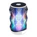 Portable Wireless Speaker w/ Magic Changing Colorful Lights for BLU Vivo One Plus XL3 Dash L4 3G C6 Grand M3 Pure View (White)