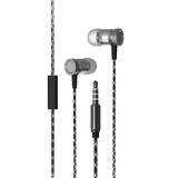 Super Sound Metal 3.5mm Stereo Earbuds/ Headset Compatible with Nokia X71 3.1 C 3.1 A 2.2 for Asus Zenfone 6/ 6z/ 6 2019/ Live (L2) (Silver) - w/ Mic