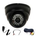 VideoSecu Security Camera IR Night Vision Built-in 1/3 inch SONY Effio CCD 600TVL with Power Supply Cable and Audio Microphone bw0