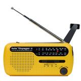Kaito Voyager V2 AM FM Shortwave Weather Emergency Radio with Solar and Crank - Yellow
