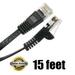 Imbaprice Imbaprice Flat Ethernet Cat 6 Cable (15 Ft Black) Electronic_Cable