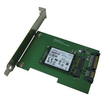 SATA III Adapter for mSATA SSD with PCI-e Full Bracket