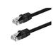 Monoprice Cat6 Ethernet Patch Cable - Network Internet Cord - RJ45 Stranded 550Mhz UTP Pure Bare Copper Wire 24AWG 10ft Black