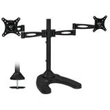 Mount-It! Dual Monitor Desk Mount Fits 2 Computer Screens 17 -27 Full Motion Adjustable