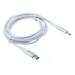 LG V30 White 10ft Long Braided Type-C to Type-C Cable [C-to-C] L6P