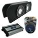 16-UP Ford Mustang Coupe Harmony HA-F104 Dual 10 Custom Sub Box HA-A800.1 Amp