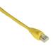 GigaTrue CAT6 Channel 550-MHz Patch Cable Snagless Boots - Yellow 5 ft.