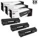 LD Compatible Replacement for HP 78A CE278A Pack of 3 Black Toner Cartridges for use in LaserJet M1536dnf M1537dnf M1538dnf M1539dnf P1566 & P1606dn