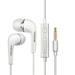 Headset OEM 3.5mm Hands-free Earphones Mic Dual Earbuds Headphones Stereo Wired [White] J1D for Samsung Flight 2 A927 Focus 2 Flash i917 S Freeform 3 4 5 M