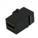 Keystone Jack Insert/Coupler Type - HDMI Gold Plated Female/Female Black