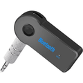 Mini Bluetooth Receiver For BLU C5 (2017) Wireless To 3.5mm Jack Hands-Free Car Kit 3.5mm Audio Jack w/ LED Button Indicator for Audio Stereo System Headphone Speaker