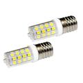 HQRP 2-Pack E17 Base 43 SMD 2835 LED Light Bulb Dimmable 110V Cool White for microwave / refrigerator / kitchen vent hood