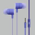 High Definition Sound 3.5mm Stereo Earbuds/ Headphone for Samsung Galaxy Note 9 Note 8 S9 S9+ S8 J2 Core A7 (2018) (Purple) - w/ Mic + MND Stylus