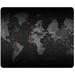 POPCreation Black World Map Mouse pads Gaming Mouse Pad 9.84x7.87 inches
