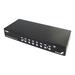 8 Port 1U Rack Mount USB KVM Switch Kit with OSD and Cables