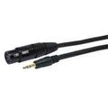 Comprehensive XLRJ-MPS-18INST Standard Series XLR Jack to Stereo 3.5mm Mini Plug Audio Cable 18 in.