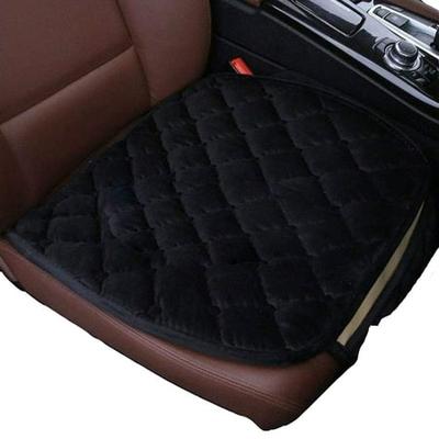 DriSubt Car Seat Cushions Non-Slip Seat Protector for Car Universal for Home Car Office Chair Black Memory Foam Contoured 2in1 Cushion with Storage Pouch 