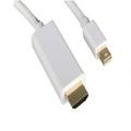 6Ft (6 Feet) Mini DisplayPort/Thunderbolt to HDMI Male to Male Cable with Audio Output for Apple Macbook Macbook Pro Macbook Air iMac