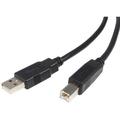 StarTech High Speed Certified USB 2.0 - USB cable - 4 pin USB Type A (M) - 4 pin USB Type B (M) - 3ft ( USB / Hi-Speed USB ) - Type A Male USB - Type B Male USB - 3ft - Black