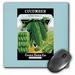 3dRose Cucumber Boston Pickling Card Seed Company - Mouse Pad 8 by 8-inch (mp_169986_1)