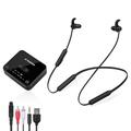 Avantree HT4186 Wireless Headphones Earbuds for TV Watching Neckband Earphones Set w/ Bluetooth Transmitter for Optical Digital Audio RCA 3.5mm Aux Ported TVs Plug & Play No Audio Delay