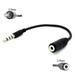 2.5mm Female to 3.5mm Male Headset Adapter Headphone Jack Converter Supports Hands-free Microphone RZW for T-Mobile Samsung Galaxy S7 Edge - US Cellular Samsung Galaxy S7 Edge - AT&T LG G5